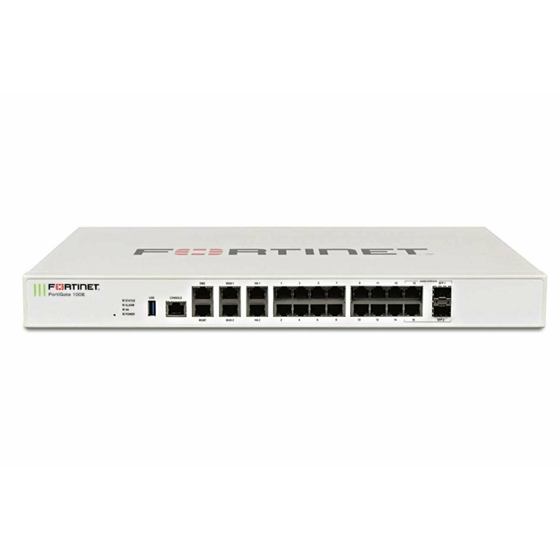 FortiGate 100E Hardware With 24x7 FortiCare & FortiGuard Enterprise Protection (1 Year) Appliances FortiGate 100E Hardware With 24x7 FortiCare & FortiGuard Enterprise Protection (1 Year) Appliances