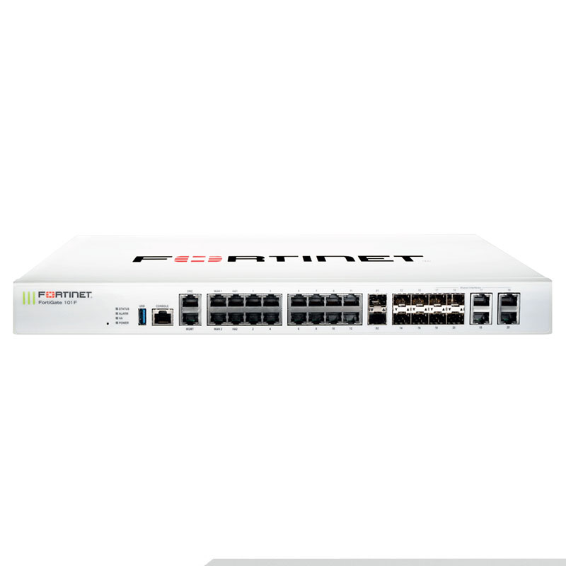 FortiGate 101F Hardware With 24x7 FortiCare & FortiGuard Unified Threat Protection (1 Year)