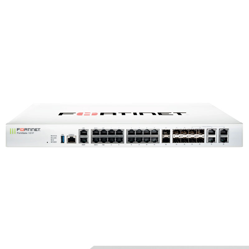 FortiGate 101F Hardware With 24x7 FortiCare & FortiGuard Unified Threat Protection (5 Years)