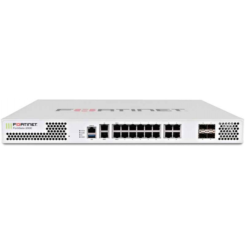 FortiGate 200E Hardware With 24x7 FortiCare & FortiGuard Unified Threat Protection (1 Year)