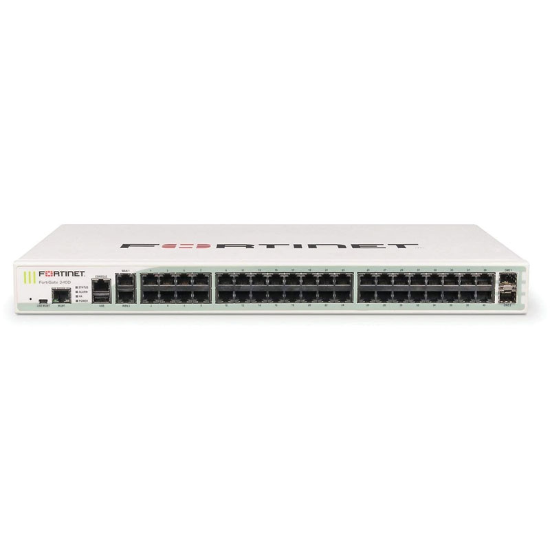 FortiGate 240D-POE Hardware With 24x7 FortiCare & FortiGuard Enterprise Protection (1 Year) Appliances