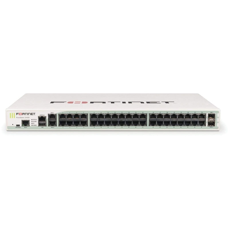 FortiGate 240D-POE Hardware With 24x7 FortiCare & FortiGuard Enterprise Protection (3 Years) Appliances