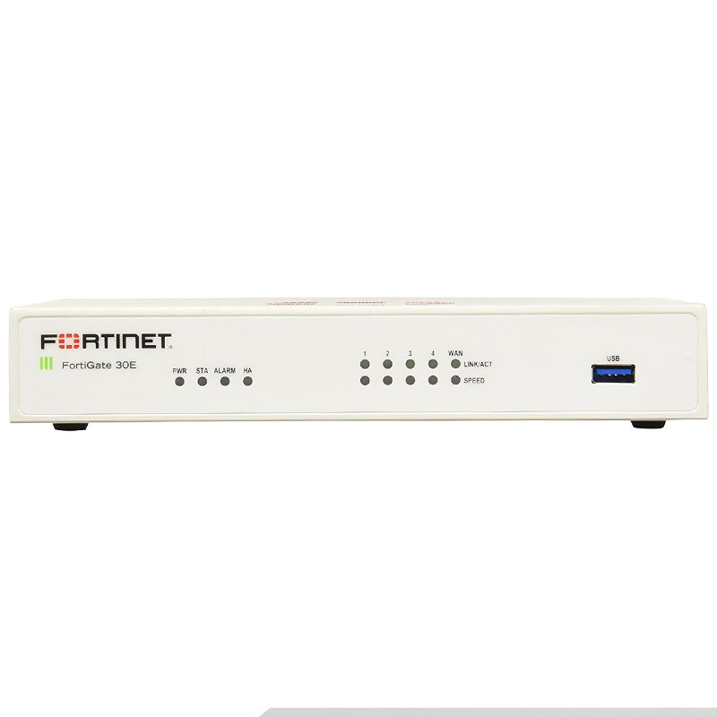 FortiGate 30E Hardware With ASE FortiCare & FortiGuard 360 Protection (3 Year) Appliances FortiGate 30E Hardware With ASE FortiCare & FortiGuard 360 Protection (3 Year) Appliances