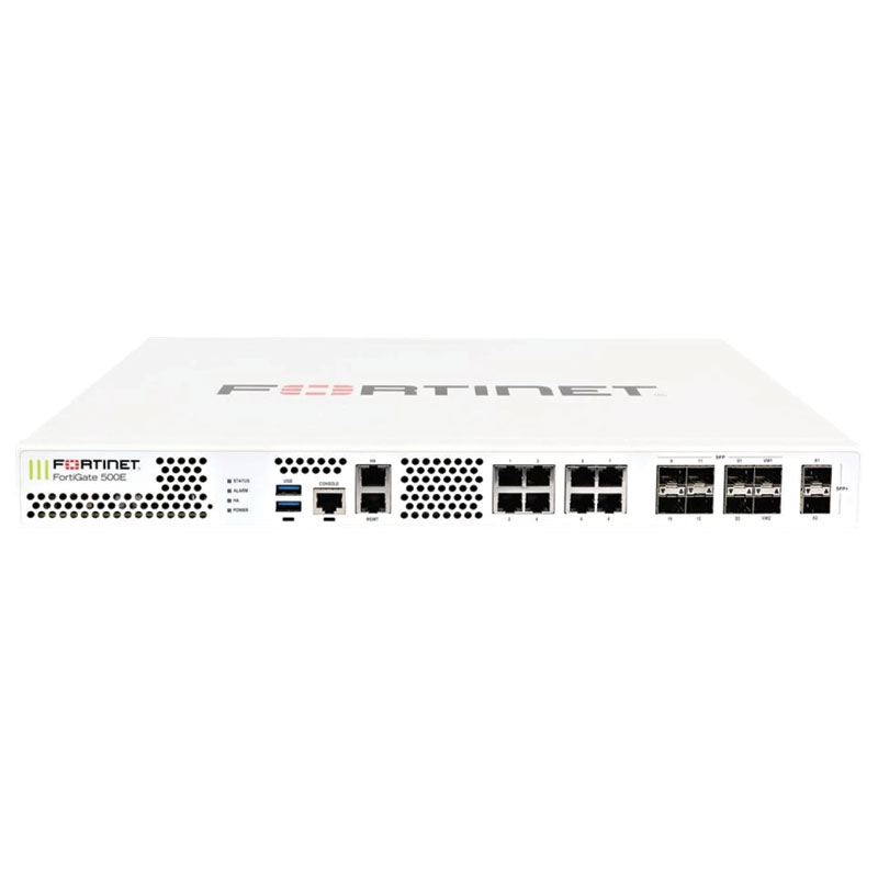 FortiGate 500E Hardware With 24x7 FortiCare & FortiGuard Enterprise Protection (1 Year) Appliances