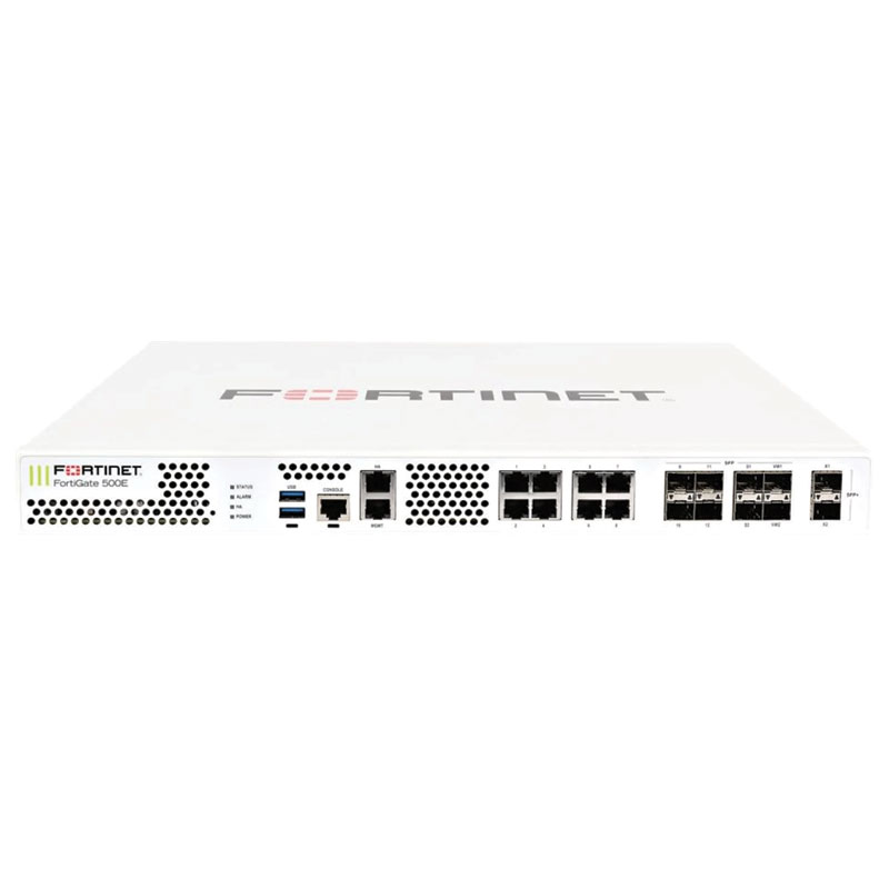 FortiGate 500E Hardware With 24x7 FortiCare & FortiGuard Enterprise Protection (3 Years) Appliances
