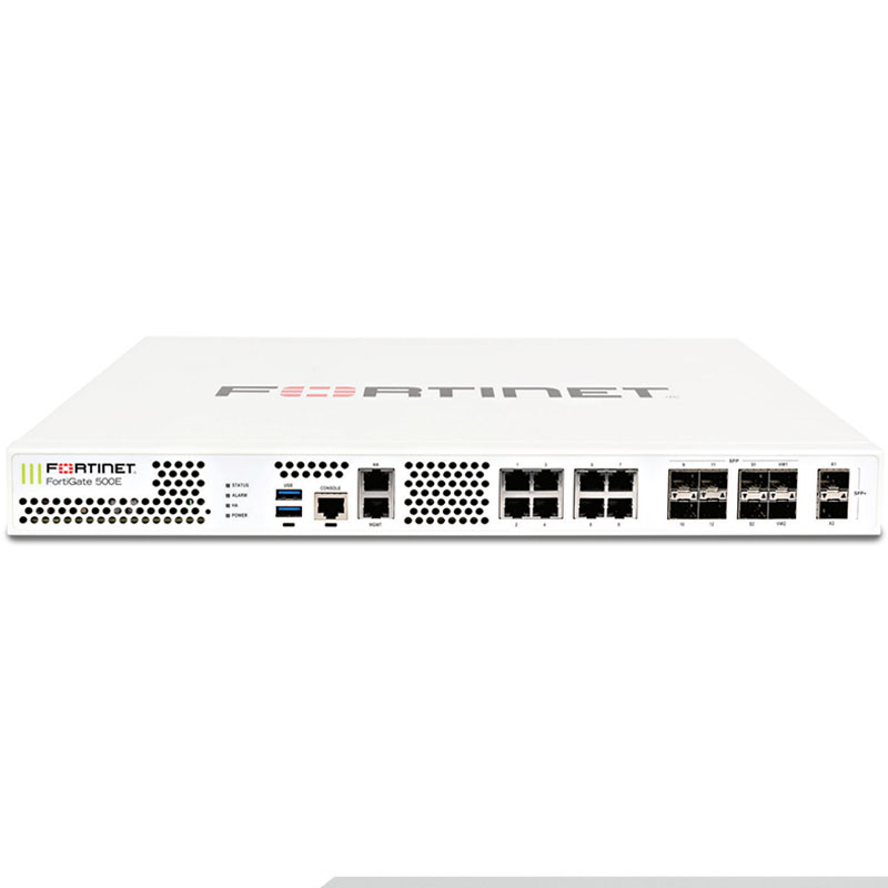 FortiGate 501E Hardware With ASE FortiCare & FortiGuard 360 Protection (5 Years) Appliances FortiGate 501E Hardware With ASE FortiCare & FortiGuard 360 Protection (5 Years) Appliances