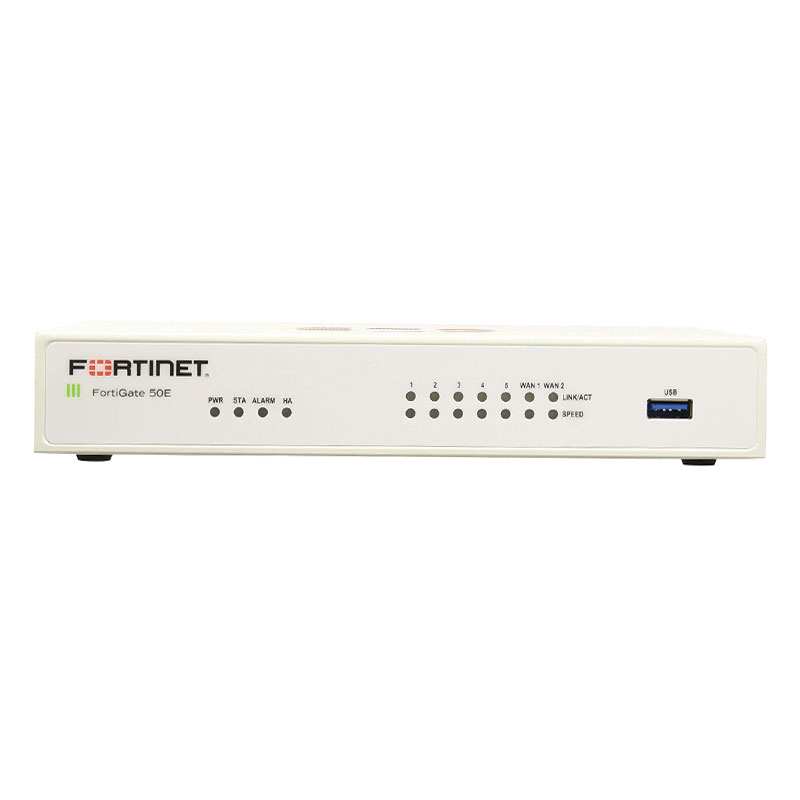 FortiGate 50E Hardware With 24x7 FortiCare & FortiGuard Enterprise Protection (1 Year) Appliances