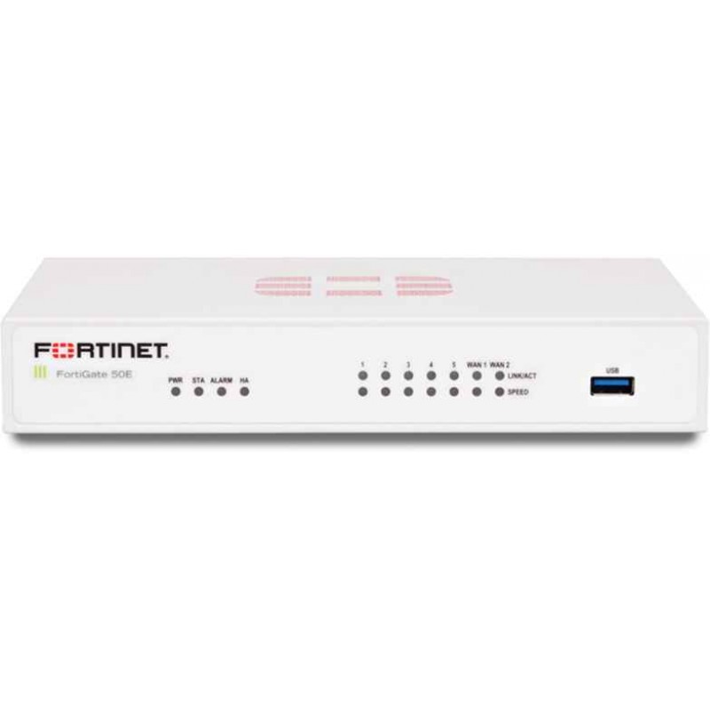 FortiGate 50E Hardware With 24x7 FortiCare & FortiGuard Unified Threat Protection (3 Years)