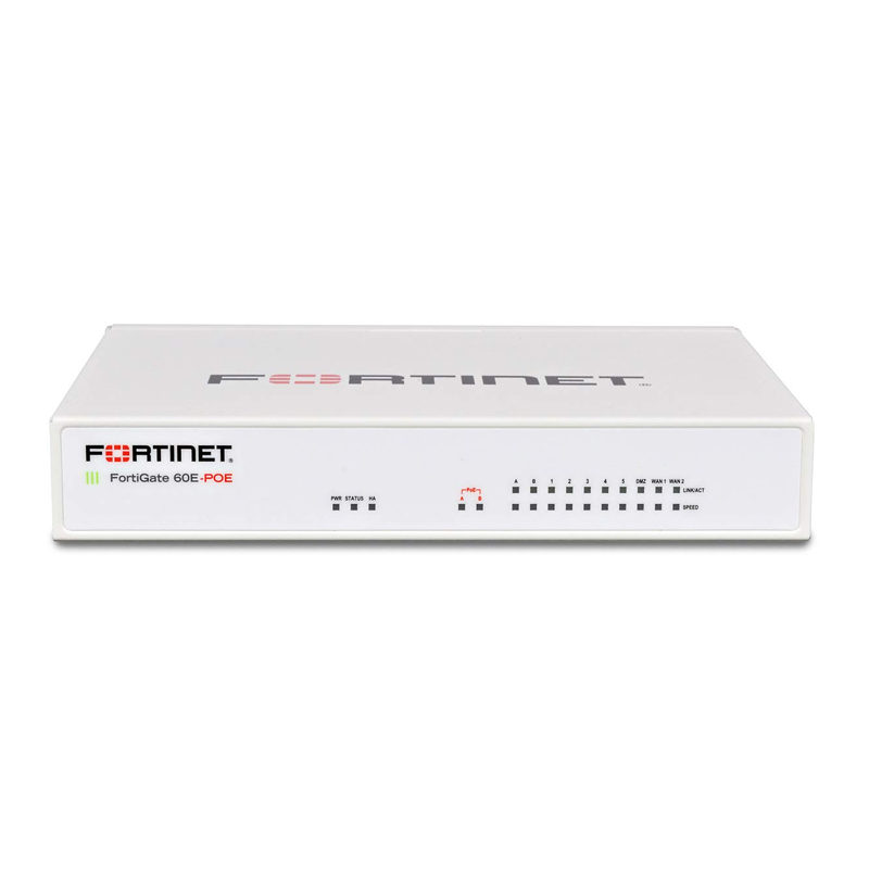 FortiGate 60E-POE Hardware With 24x7 FortiCare & FortiGuard Enterprise Protection (5 Years) Appliances