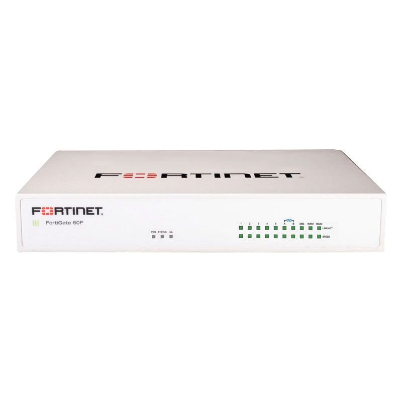 FortiGate 60F Hardware With 24x7 FortiCare & FortiGuard Enterprise Protection (3 Years) Appliances