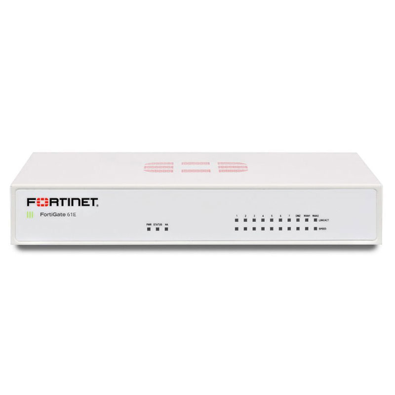 FortiGate 61E Hardware With ASE FortiCare & FortiGuard 360 Protection (3 Year) Appliances