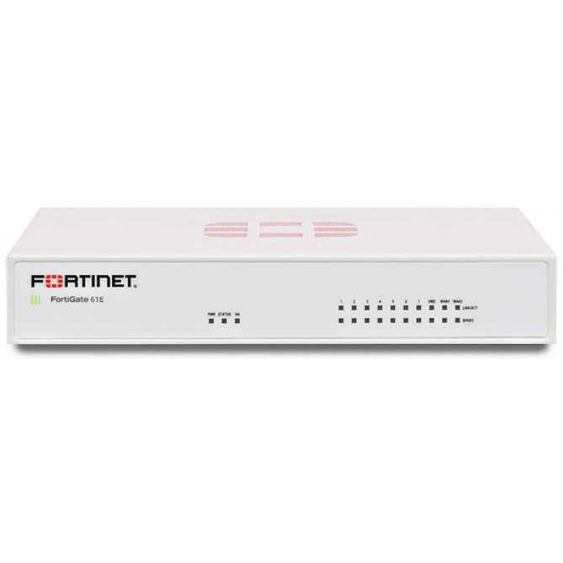 FortiGate 61E Hardware With 24x7 FortiCare & FortiGuard Unified Threat Protection (1 Year)