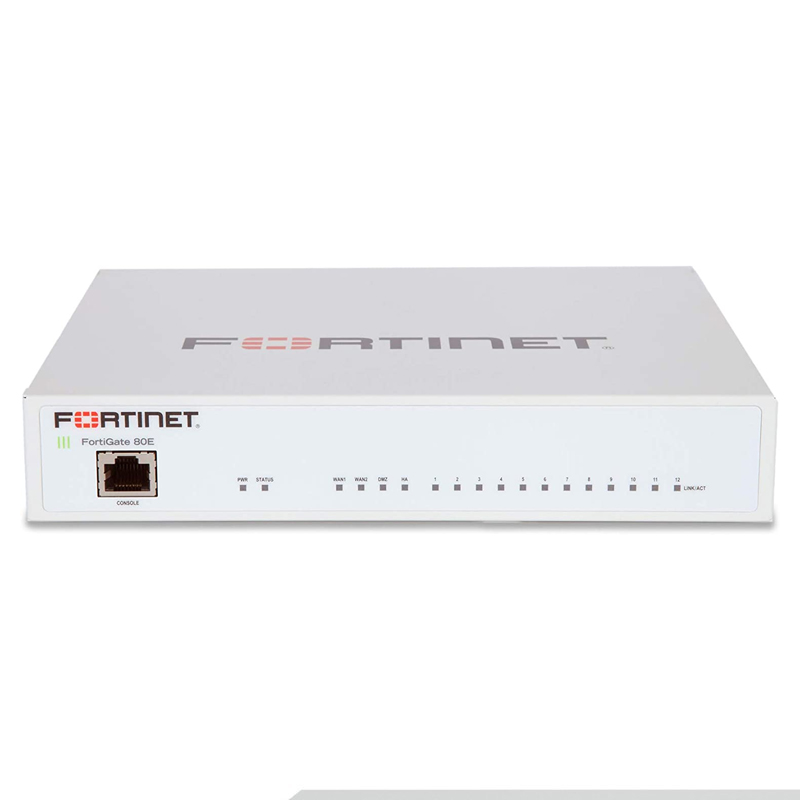 FortiGate 80E Hardware With 24x7 FortiCare & FortiGuard Enterprise Protection (3 Years) Appliances