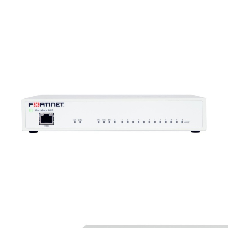 FortiGate 81E-POE Hardware With 24x7 FortiCare & FortiGuard Enterprise Protection (3 Years) Appliances