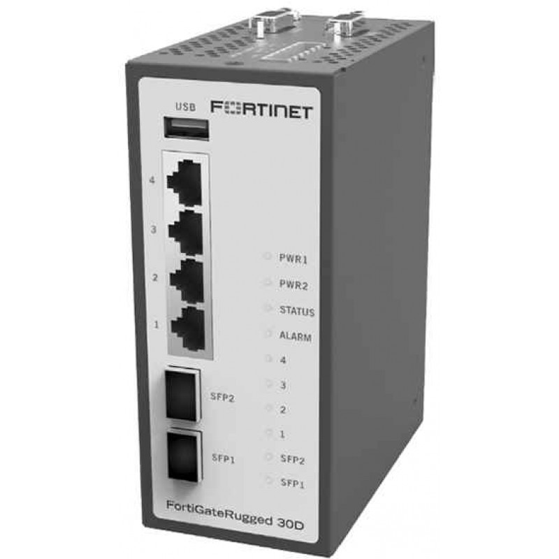 FortiGate Rugged 30D Hardware With 24x7 FortiCare & FortiGuard Unified Threat Protection (1 Year)