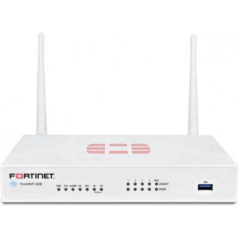 FortiWiFi 30E Hardware With 24x7 FortiCare & FortiGuard Unified Threat Protection (1 Year) Appliances
