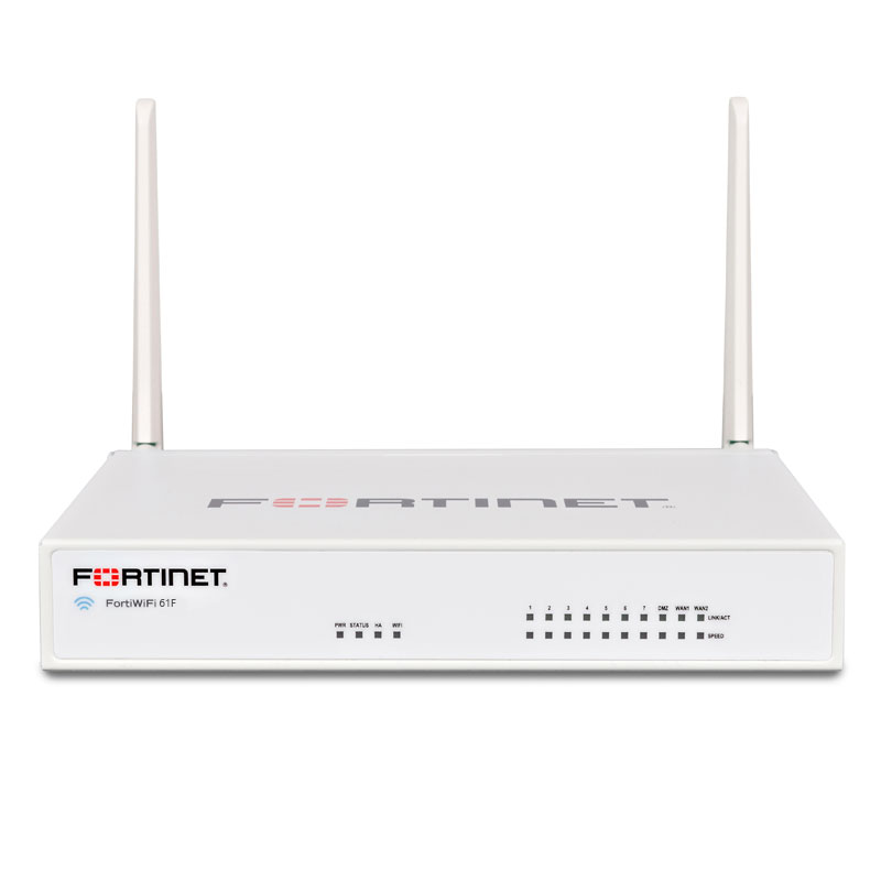 FortiWiFi 61F Hardware With ASE FortiCare & FortiGuard 360 Protection (5 Years) Appliances