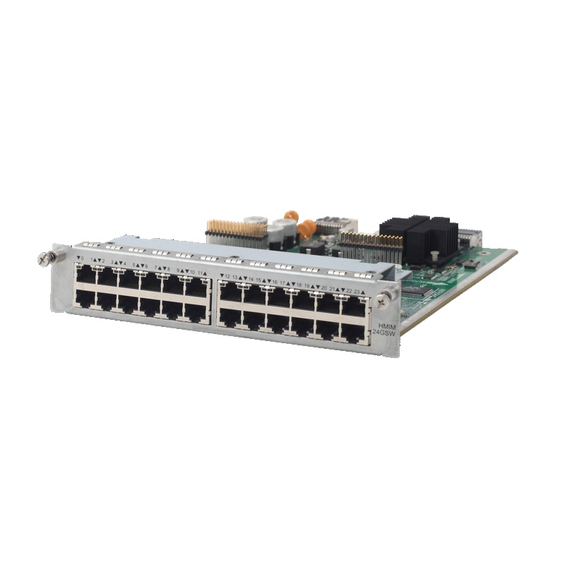 HPE Networking FLEXNETWORK MSR 24-Port Gig-T Switch HMIM Module