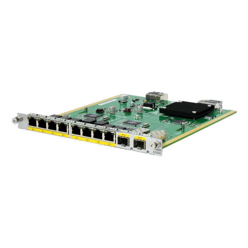 HPE Networking FlexNetwork MSR 8-port 10/100/1000BASE-T/2-port 1000BASE-X (Combo) Switch HMIM Module