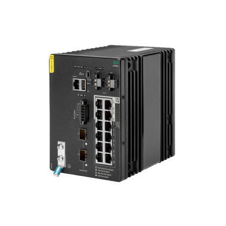 HPE Aruba Networking 4100i 12G CL4/6 POE 2SFP+ DIN Switch