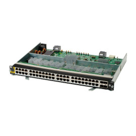 HPE Aruba Networking 6400 48-port HPE Smart Rate 1/2.5/5GbE Class 6 PoE and 4-port SFP56 v2 Module