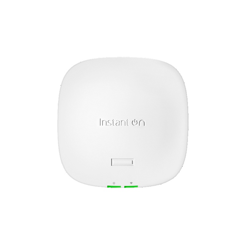 HPE Networking Instant On Access Point AP21 2x2 WiFi 6 Indoor Wireless Access Point - Single-Room, Secure, Smart Mesh Support - Power Source Not Included - US Model
