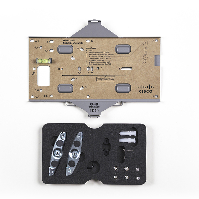 Meraki T-rail channel Adapter Mount kit Mounting Kits Meraki T-rail channel Adapter Mount kit Mounting Kits
