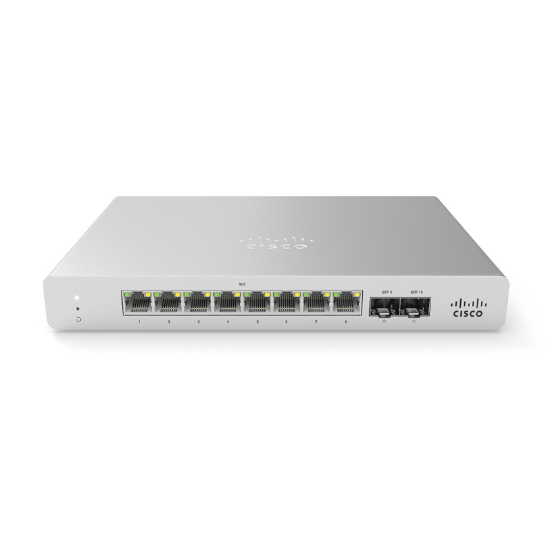 Meraki MS120-8 1G L2 Cloud Managed 8x GigE Switch Appliances