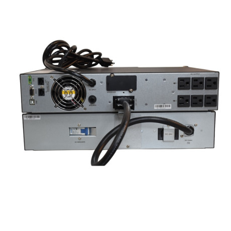 Minuteman EC1000RTXL2UNC UPS Online System 900W 2U Rack/Tower Ext Run TAA Compliant w/ SNMP-NV6 card