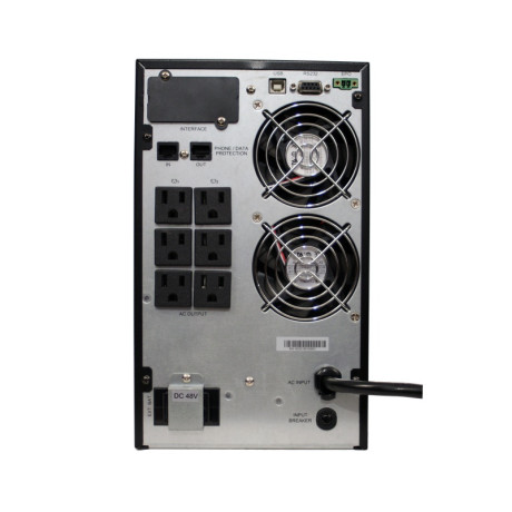 Minuteman EC1500LCD UPS Online System 1.5kVA/1350W Tower Ext Runtime