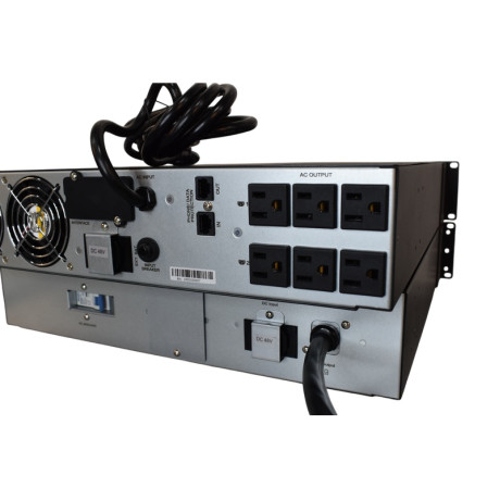 Minuteman EC1500RTXL2UNC UPS Online System 1350W 2U Rack/Tower Ext Run TAA Compliant w/ SNMP-NV6 card ENCOMPASS Series