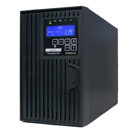 Minuteman EC2000LCD UPS Online System 2kVA/1800W Tower Ext Runtime ENCOMPASS Series