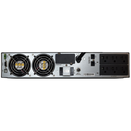 Minuteman EC2000RTXL2U UPS Online System 2kVA/1800W 2U Rack/Tower Ext Runtime TAA Compliant ENCOMPASS Series