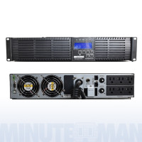 Minuteman EC3000RTXL2U UPS Online System 3kVA/2700W 2U Rack/Tower Ext Runtime TAA Compliant ENCOMPASS Series