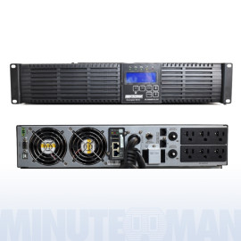 Minuteman EC3000RTXL2UNC UPS Online System 2700W 2U Rack/Tower Ext Run TAA Compliant w/ SNMP-NV6 card