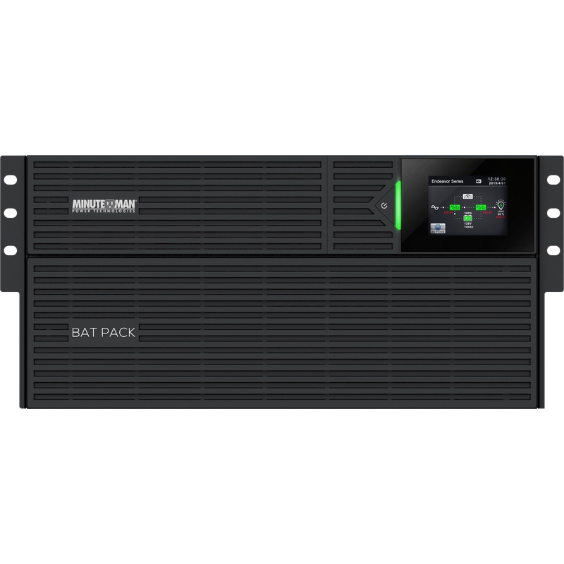 Minuteman ED10KRT UPS Online System 208-240V 9000W 4U Rack/Tower Ext Run ENDEAVOR Series