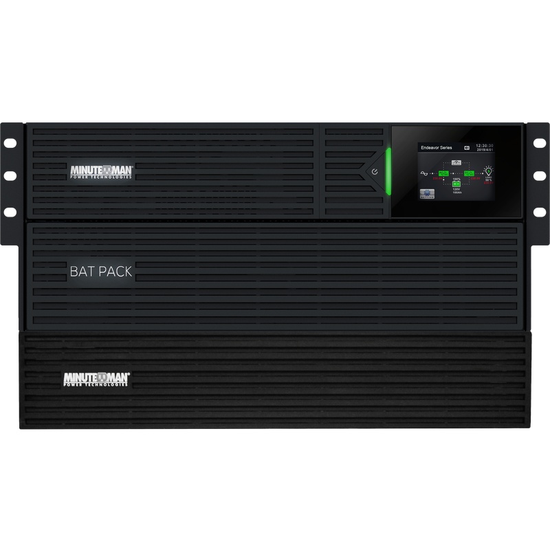 Minuteman ED10KRT-5KTF UPS Online System 208-240V 9KW,5KVA 120V Rack/Tower ENDEAVOR Series
