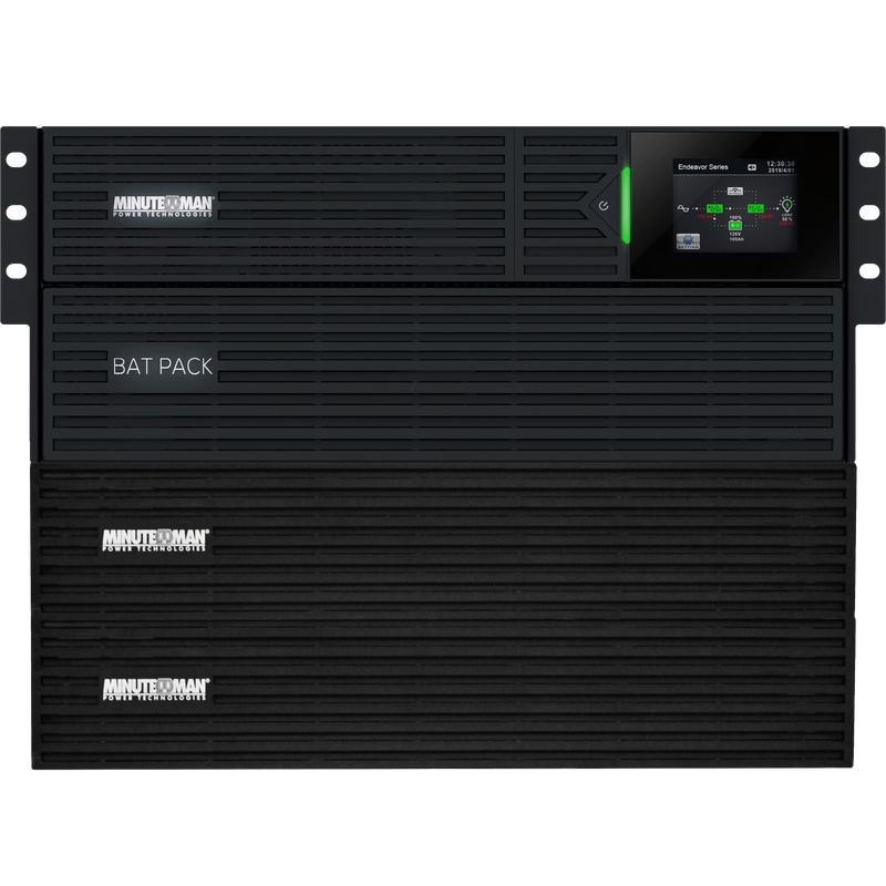 Minuteman ED10KRT-8KTF2 UPS Online System 208-240V 9KW,8KVA 120V Rack/Tower ENDEAVOR Series