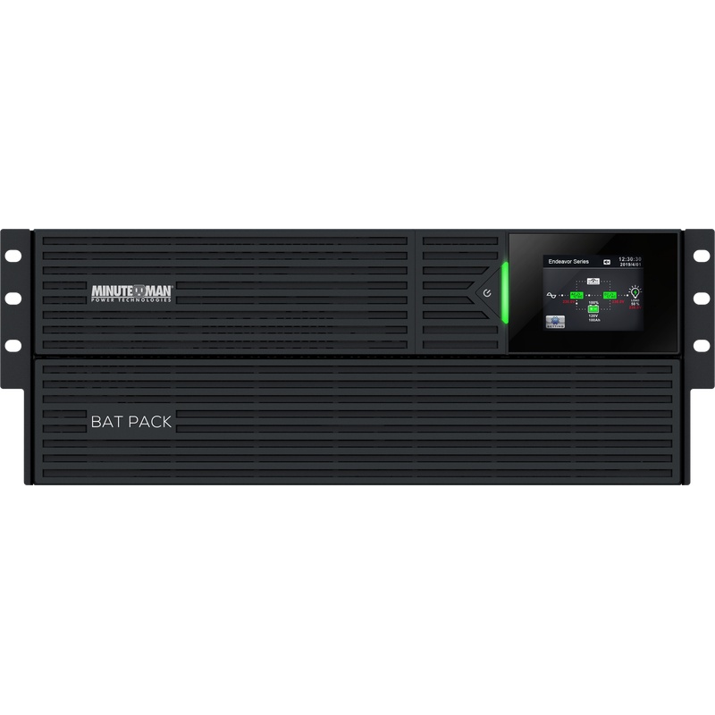 Minuteman ED6KRT UPS Online System 208-240V 5400W 4U Rack/Tower Ext Run ENDEAVOR Series