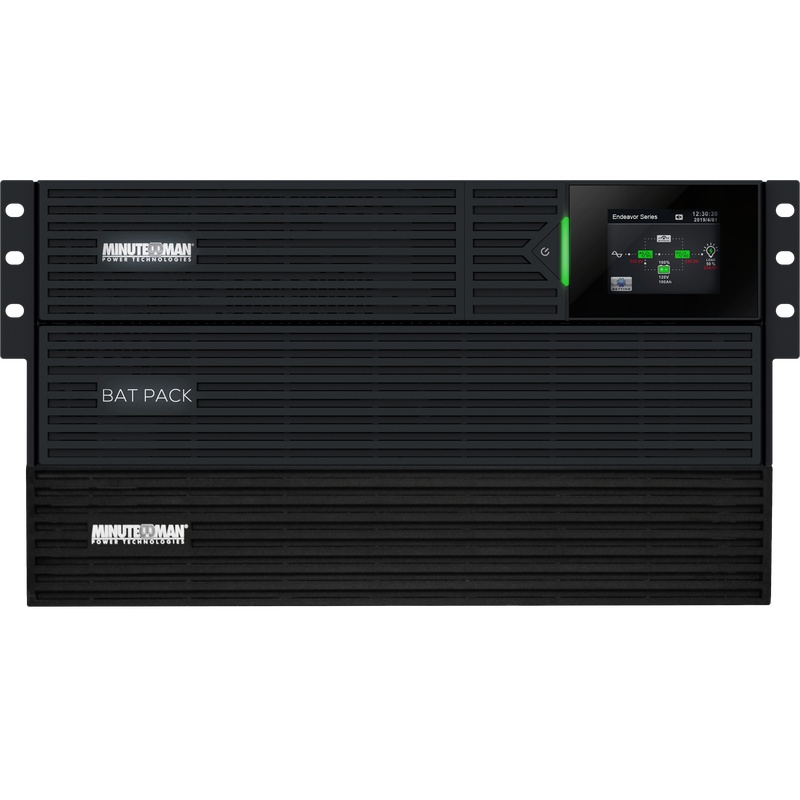 Minuteman ED6KRT-5KTF UPS Online System 208-240V 5.4KW,5KVA 120V Rack/Tower