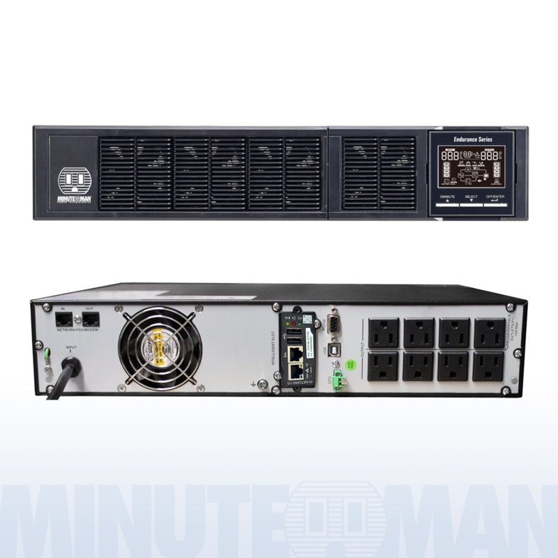 Minuteman END1000RT2U-LNC ENDURANCE Series Lithium Online UPS System Lithium Online UPS