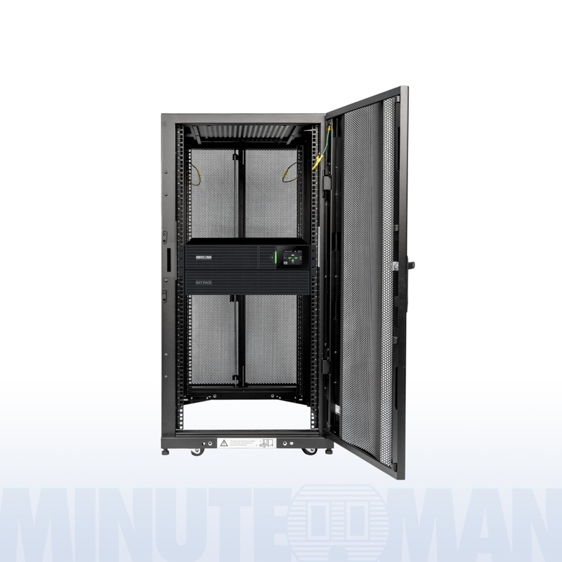 Minuteman MMCAB24S6K Power Cabinet - Half-height, 24U Cabinet with 6kVA UPS