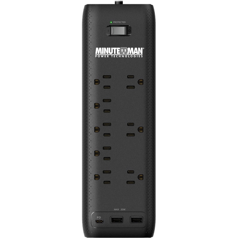 Minuteman MMS-STP8U3 Extended Surge Suppressor Strip