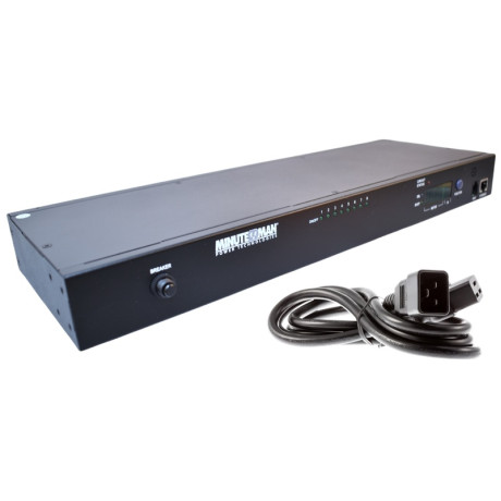 Minuteman RPM1516N1LCD-IEC RPM Switched PDU 16-outlet 120V 15A IPv6 Remote Power Manager
