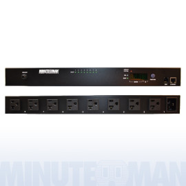 Minuteman RPM158N1LCD RPM Switched PDU 8-outlet 120V 15A IPv6
