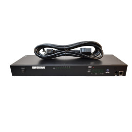 Minuteman RPM158N1LCD-15P RPM Switched PDU 8-outlet 120V 15A IPv6
