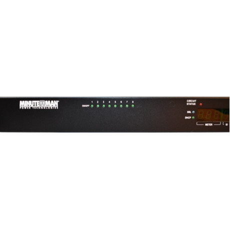 Minuteman RPM158N1LCD-HW RPM Switched PDU 8-outlet 120V 15A IPv6 Remote Power Manager