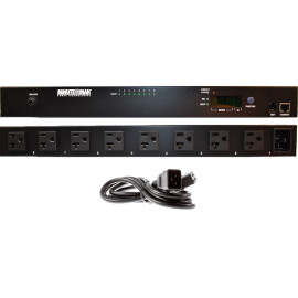 Minuteman RPM158N1LCD-IEC RPM Switched PDU 8-outlet 120V 15A IPv6