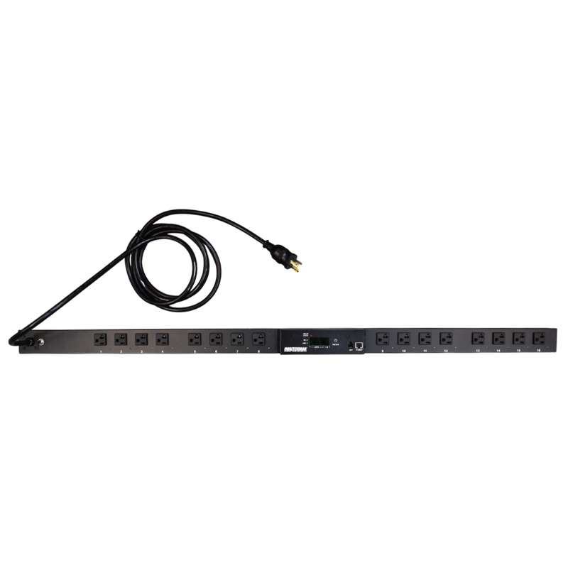 Minuteman RPM2016N1LCD-L20P RPM Switched PDU 16-outlet 120V 20A IPv6