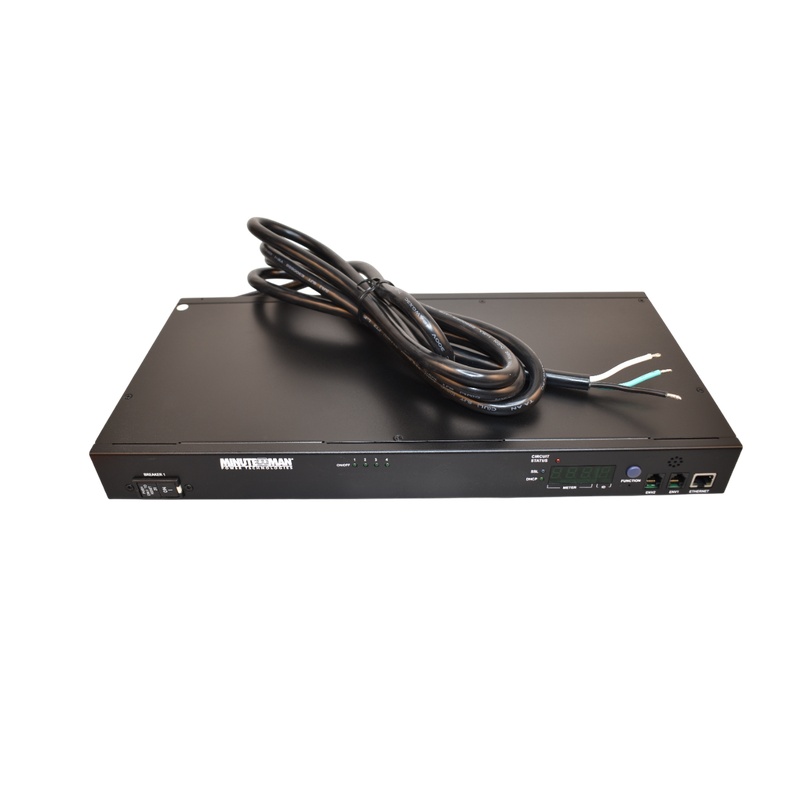 Minuteman RPM204I2LCD-HW RPM Switched PDU 4-outlet 208V 20A IPv6 Remote Power Manager